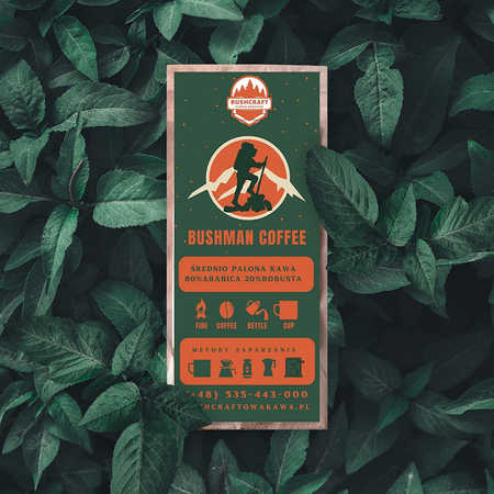 Bushcraft Coffee Roasters - Kawa mielona Bushman Coffee - 250g