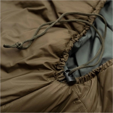 Alpinus - Śpiwór Survival 1300 dla praworęcznych - oliwkowy