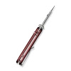 Nóż składany Civivi Elementum Utility Burgundy Aluminium, Stonewashed 6Cr13 (C23039B-5)