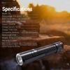 Latarka Klarus 2200lm, 21700 / 5000mAh Deep Carry Pocket Light (E3)