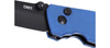 Nóż składany CRKT 2474BD SQUID BUTTON LOCK BLUE