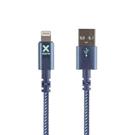 XTORM Kabel USB - Lightning MFI  (1m) niebieski - XCX2014
