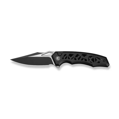 Nóż składany Civivi Anaaki Black Aluminium, Black Stonewashed/Satin Nitro-V (C24039-1)