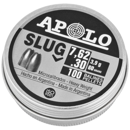 Apolo - Śrut Slug 60 7.62 mm, 100 szt. 3.90g/60.0gr (19305)