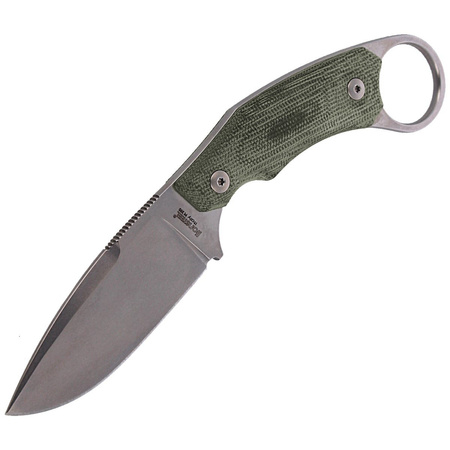 Nóż LionSteel H2 Karambit Canvas Green, Stone Washed Blade (H2 CVG)