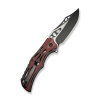 Nóż składany Civivi Biophase  Black Aluminium / Burgundy G10, Black Stonewashed Nitro-V (C23083C-1)