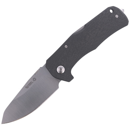 Nóż składany LionSteel TM1 Carbon Fiber Black / Satin Blade (TM1 CS)