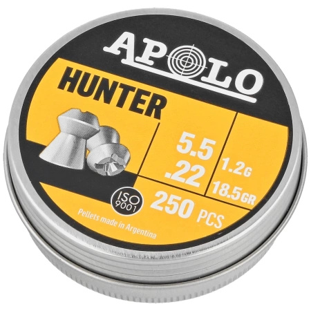 Apolo - Śrut Hunter 5.5 mm, 250 szt. 1.20g/18.5gr (19971)