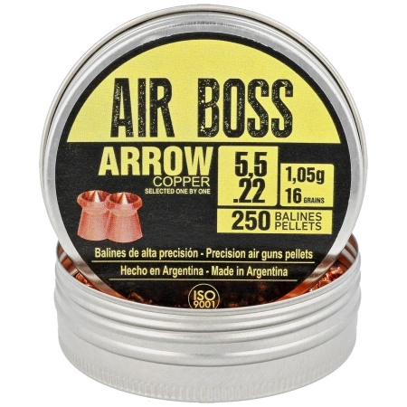 Apolo - Śrut Air Boss Arrow Copper 5.5 mm, 250 szt. 1.05g/16.0gr (30100)