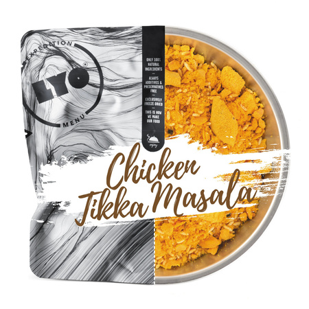 LYOFOOD Expedition - Racja żywnościowa liofilizowana - Kurczak Tikka Masala 500g