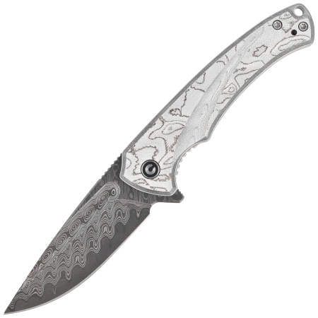 Nóż składany Civivi Voidflare Aluminum G10, Damascus (C24040-DS1)