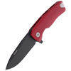 Nóż składany LionSteel ROK Aluminium Red, Black Blade (ROK A RB)