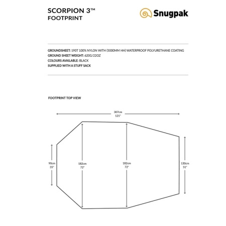 Płachta pod namiot Snugpak Scorpion 3