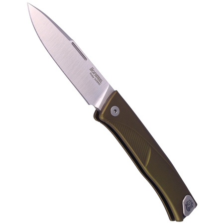 Nóż składany LionSteel Thrill Green Aluminium, Satin M390 by Molletta (TL A GS)