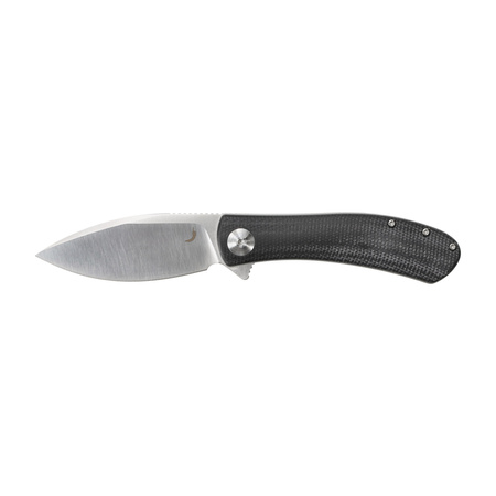 Trollsky Knives - Nóż składany Mandu czarny/stalowe ostrze, wersja limitowana