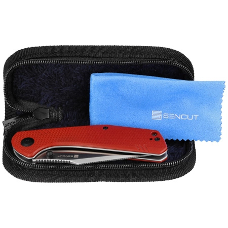 Nóż składany Sencut Actium Burgundy G10, Satin D2 (SA02A)