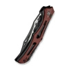 Nóż składany Civivi Biophase  Black Aluminium / Burgundy G10, Black Stonewashed Nitro-V (C23083C-1)