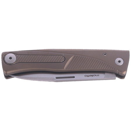 Nóż składany LionSteel Thrill Titanium Bronze / Satin Blade (TL BR)