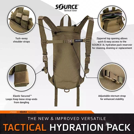 Source - Plecak hydracyjny Tactical 2L - Black