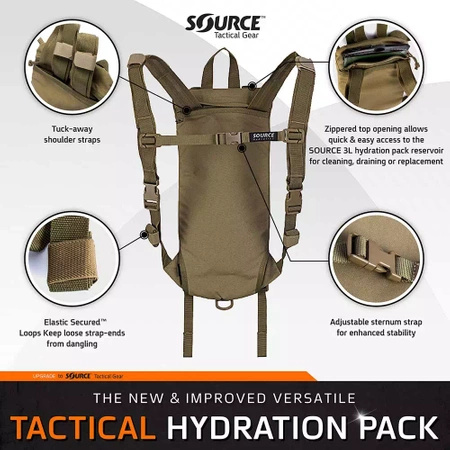 Source - Plecak hydracyjny Tactical 3L - Multicam