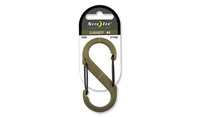 Karabinek Nite Ize - S-Biner #4 - Plastic Black Gate - Coyote