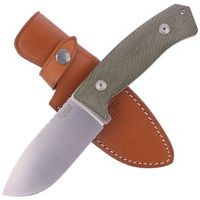 Nóż LionSteel M3, Green Micarta, Satin Niolox (M3 CVG)