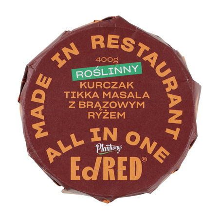 EdRed - Danie Roślinny kurczak tikka masala z brązowym ryżem 400 g