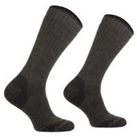 Comodo - Skarpety Alpaca Mountain Hiker z wełną merino i alpaki - khaki