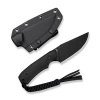 Nóż CIVIVI Gander Black Canvas Micarta, Black Stonewashed 14C28N by Matt Gentry (C24058B-2)