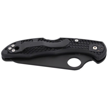 Nóż składany Spyderco Salt 2 Black / Black Blade Plain - C88PBBK2