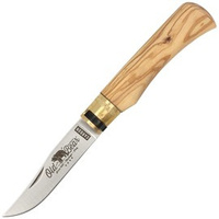 Nóż Old Bear Antonini Olive wood, Satin C70 (AE 9306/21_LU)