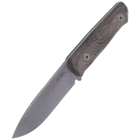Nóż LionSteel Bushcraft Green Canvas / Stone Washed (B41 CVG)