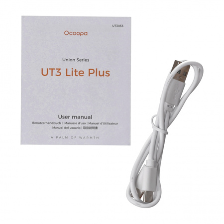 Ocoopa - Ogrzewacz elektroniczny do rąk UT3 Lite biało-niebieski
