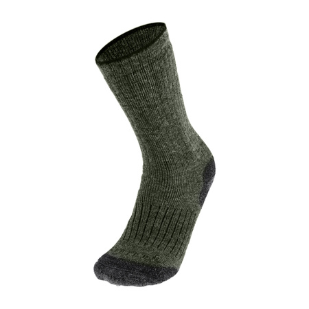 Comodo - Skarpety Alpaca Mountain Hiker z wełną merino i alpaki - khaki