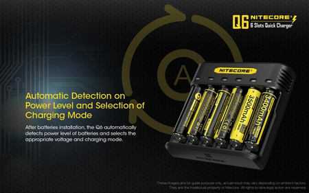 Ładowarka do akumulatorów - Nitecore Q6