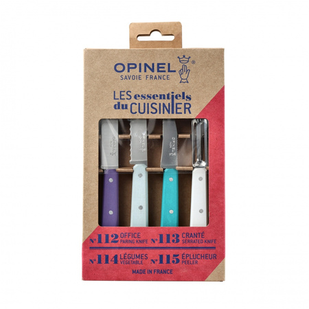 Zestaw noży kuchennych Opinel Essentials Art Deco