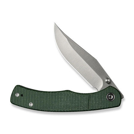Nóż składany Civivi Clingman Green Canvas Micarta, Black Stonewashed Nitro-V by Taylor Martin Best Damn EDC (C23065-4)