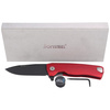 Nóż składany LionSteel ROK Aluminium Red, Black Blade (ROK A RB)