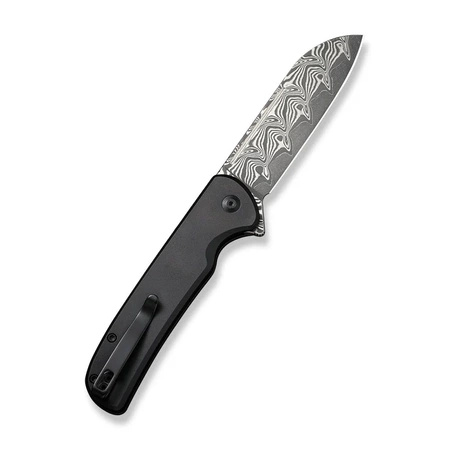 Nóż składany Civivi Chevalier II Black Aluminium, Black Damascus (C20022B-DS1)