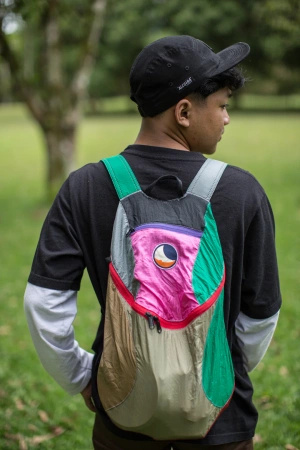 Ticket To The Moon - Plecak składany Mini Backpack - Unique Edition