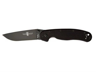 Nóż Ontario Rat 1 Folder Black Blade - Czarny