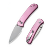 Nóż składany Civivi Qubit Pink Aluminum, Satin 14C28N (C22030E-5)