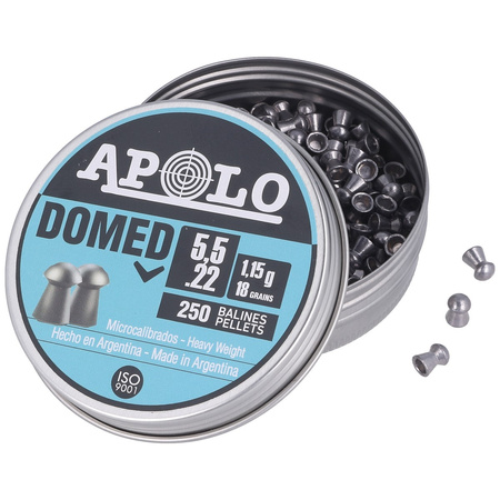 Apolo - Śrut Domed 5.52 mm, 250 szt. 1.15g/18.0gr (19911-2)