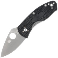 Nóż składany Spyderco Ambitious Black FRN, Plain (C148PBK)