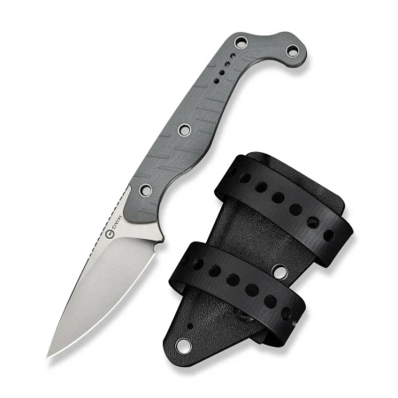 Nóż Civivi SŌKN Gray G10, Satin Nitro-V by Kyle Lamb (C22027-2)