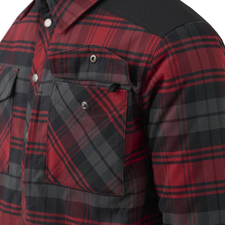 Helikon - Koszula ocieplana Winter Warden - Slate Crimson Plaid - KO-WWS-PB-PJ