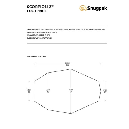 Płachta pod namiot Snugpak Scorpion 2