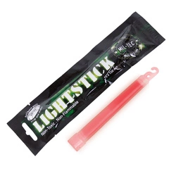 Światło chemiczne Lightstick Mil-Tec - 1,5 x 15 cm - Czerwone