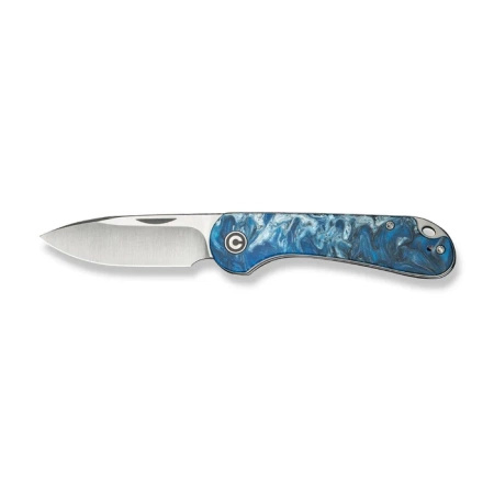 Nóż składany Civivi Elementum SJ Blue/Black/White Resin, Satin 14C28N (C18062AJ-4)