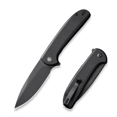 Nóż składany Civivi Primitrox Black G10, Black Stonewashed Nitro-V (C23005A-2)